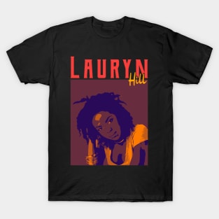 lauryn hill brown vintage T-Shirt